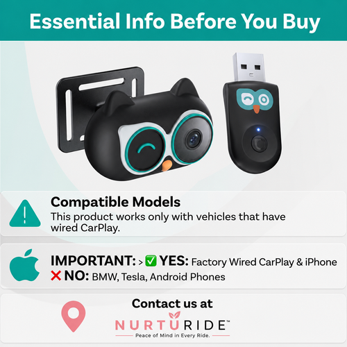 Nurturide™ Baby Car Camera